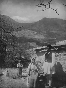Hodder Stoughton Prints: View of Mount Parnassus, 1913