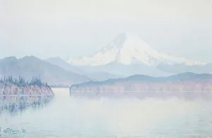 View of Mt. Rainier (image 2 of 2), 1886. Creator: Grafton Tyler Brown