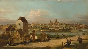 Bellotto Prints: View of Munich from the east, ca 1762-1767. Creator: Bellotto, Bernardo (1720-1780)