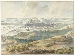 Forts Prints: View of Namur from the East during the Siege of 1695, (1695). Creator: Dirk Maes