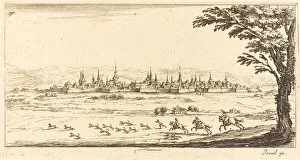 Lorraine Gallery: View of Nancy, in or after 1635. Creator: Unknown