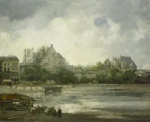 Loire Prints: View of Nantes, 1890-1928. Creator: Willem Leendert Bruckman
