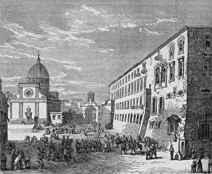 View in Naples, c1880