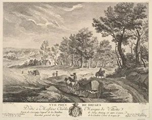 Breughel Jan The Elder Gallery: View near Bruges (Vue Pres [sic] de Bruges). Creator: Martin de Monchy