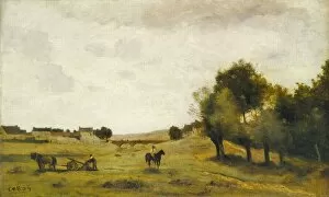 Camille Collection: View near Epernon, 1850 / 1860. Creator: Jean-Baptiste-Camille Corot