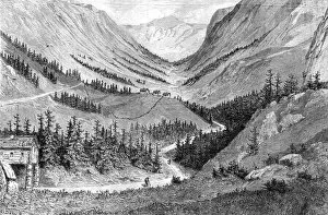 'View near Klaebo; Northern Wanderings', 1875. Creator: Frank Usher