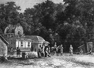 View near Pondicherry, c1891. Creator: James Grant