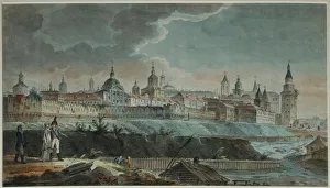 Brush Prints: View of the Neglinnaya River and Kitay-gorod from the Petrovsky Square