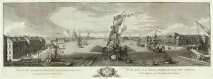 Vinogradov Prints: View of the Neva Downstream from the Admirality and the Academy of Sciences