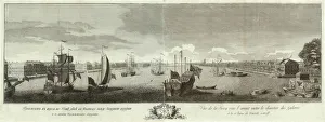 Neva River Prints: View of the Neva River between the Galley Yard and the Vasilyevsky Island