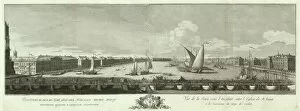 Cadet Corps Collection: View of the Neva River between the Isaac church and the Cadet Corps