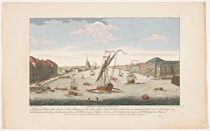 Galleon Prints: View of the Neva River in Saint Petersburg