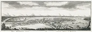 L Rsenius Gallery: View of Nevyansk factories, ca 1735. Artist: Lursenius, Johann Wilhelm (1704-1771)