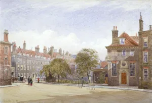 New Inn Prints: View of New Inn, Wych Street, Westminster, London, 1882