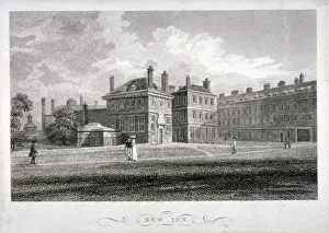 View of New Inn on Wych Street, Westminster, London, 1804. Artist: James Sargant Storer