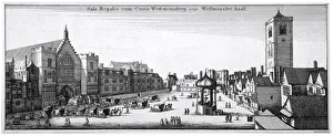 New Palace Yard Prints: View of New Palace Yard and Westminster Hall, London, 1647