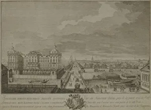 Fontanka Prints: View of the Newly-Built Chambers Opposite the Anichkov gates in Saint Petersburg
