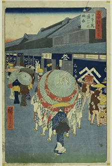 Nihonbashi Chuo Tokyo Japan Prints: View of Nihonbashi Tori-itchome (Nihonbashi Tori-itchome ryakuzu)