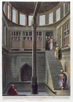 Luigi Mayer Prints: View of the nilometer, Cairo, Egypt, 1802. Artist: Thomas Milton