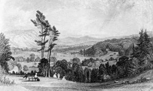 William Radclyffe Collection: View from Norbury, Surrey, 19th century. Artist: William Radclyffe