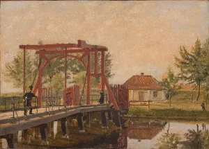 Citadel Prints: View of the North Bridge of the Citadel. Study, 1835-1839. Creator: Christen Købke