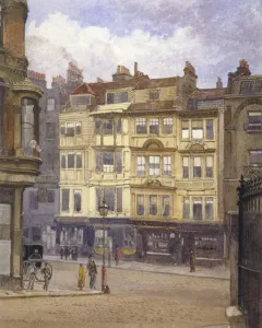 John Crowther Prints: View of nos 164-165 Strand, Westminster, London, 1880. Artist: John Crowther