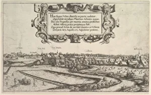 View of Nuremberg from the West, 1552. Creator: Hans Sebald Lautensack