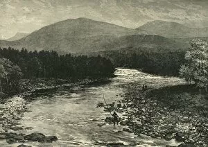 River Dee Gallery: View from the Old Bridge, Invercauld, Braemar, 1898. Creator: Unknown