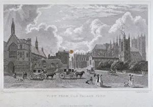 St Margaret Prints: View from Old Palace Yard, Westminster, London, 1825. Artist: Charles Heath