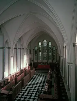 Check Prints: View from the organ loft, Lambeth Palace chapel