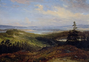 Fearnley Thomas Prints: View of the Oslofjord, 1839. Creator: Thomas Fearnley