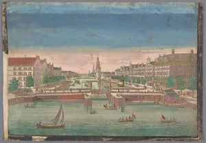 Prepared Paper Prints: View of the Oudeschans in Amsterdam seen from the IJ, 1700-1799. Creator: Anon