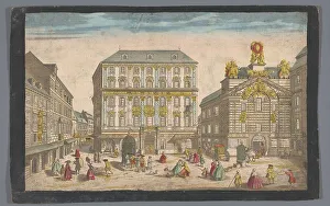 Academy Prints: View of the Palais Visendic and the Academy of Painting and Sculpture in Vienna