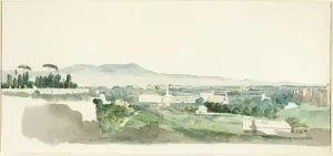 Monte Palatino Prints: A View from the Palatine Hill, Rome