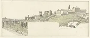 Sloped Prints: View of the Palatine Hill in Rome