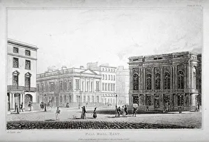 View of Pall Mall East, Westminster, London, 1827