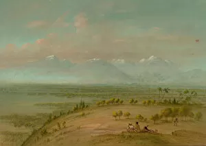 Snow Capped Gallery: View of the Pampa del Sacramento, 1854 / 1869. Creator: George Catlin