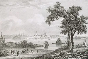 Ivan Iv Prints: View of the Pantheon-Monument to the Russian Tsar Ivan IV