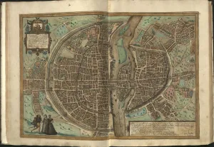 Braun Gallery: View of Paris, 1572