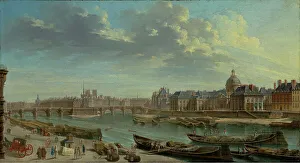 Market Place Prints: A View of Paris with the Ile de la Cite, 1763. Creator: Nicolas Raguenet