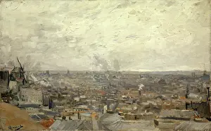 View of Paris from Montmartre, 1886. Creator: Vincent van Gogh