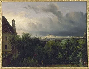 Montparnasse Prints: View of Paris, taken from Montparnasse, 1829. Creator: Unknown