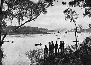 Images Dated 9th April 2019: View on the Parramatta River, c1900. Creator: Unknown