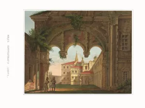 Fyodor Grigoryevich 1801 1892 Prints: View of the Patriarchal Chambers. From the Antiquities of the Russian State, 1849-1853