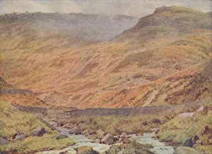 William Biscombe Prints: A View in the Pennines, 1910. Artist: William Biscombe Gardner