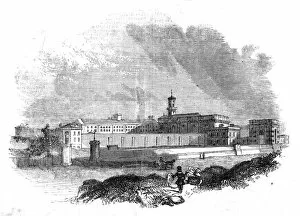 Islington Gallery: View of Pentonville Prison, 1842. Creator: Unknown