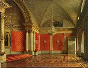 Saint Petersburg Prints: View of the Peter's (Small Throne) Room in the Winter Palace