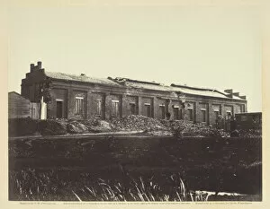 View of the Petersburg Gas Works, May 1865. Creator: Alexander Gardner