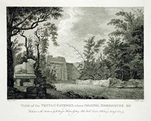 Robert Home Prints: View of the Pettah Gateway Where Colonel Moorhouse Fell, 1794. Creator: Robert Home