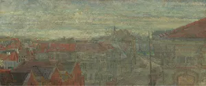 Ensor James Sidney Edouard Prints: View of Phnosia. Luminous Waves and Vibrations, 1890. Creator: James Ensor